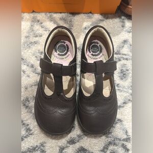 Livie & Luca Dark Brown Dress Shoes for Kids